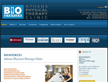 Tablet Screenshot of physiotherapy-athens.gr